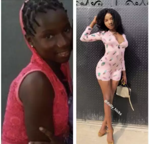 10YearsChallenge: Young Lady’s Transformation Leaves Social Media Users Shocked